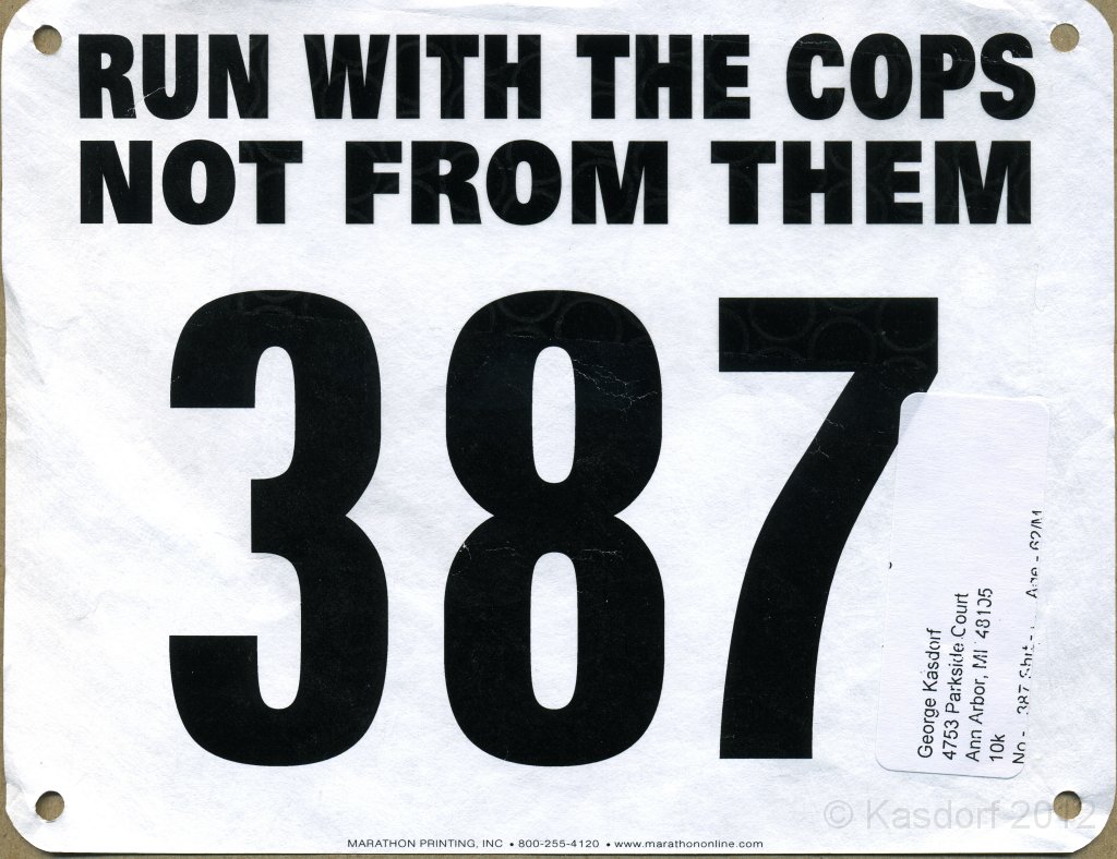 2012 Run With the Cops 040.jpg - The 3rd annual, and my first, Detroit City "Run With the Cops, Not From them!" race. I ran the 10K, and set a PR in the process. Another cold and windy day on Belle Isle!